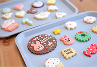 かわいらしいアイシングクッキーを作ってみませんか？お客様のご希望に合わせたクッキーを製作していただけます。